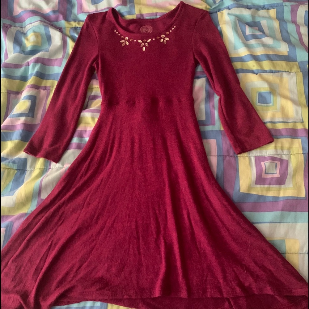 Red Violet Dress
